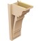Ekena Millwork 8-in W x 12-in D x 24-in H Balboa Trad Rough Cedar Woodgrain TimberThane Outlooker, Primed Tan OUTUR080X12X24BOA04RCPR - alternate 4
